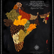 Illustration for article titled A collection of gorgeous world maps made out of local foods